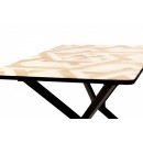 Стол ВВР Миллер 3D 5/черный №7, стекло ф/п 120/80